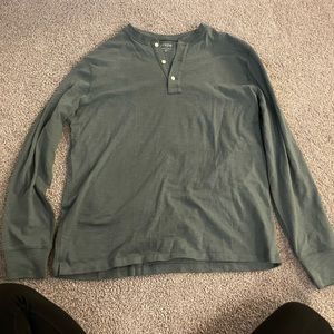 Green j.crew Henley